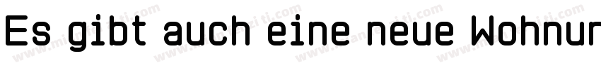 Es gibt auch eine neue Wohnung字体转换